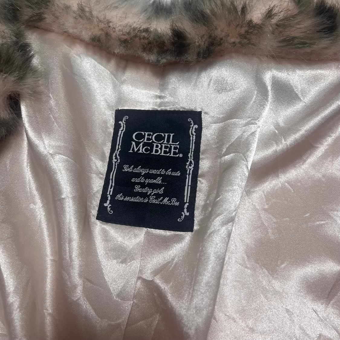 세실맥비 히메갸루 오네갸루 호피 퍼자켓 상품이미지2