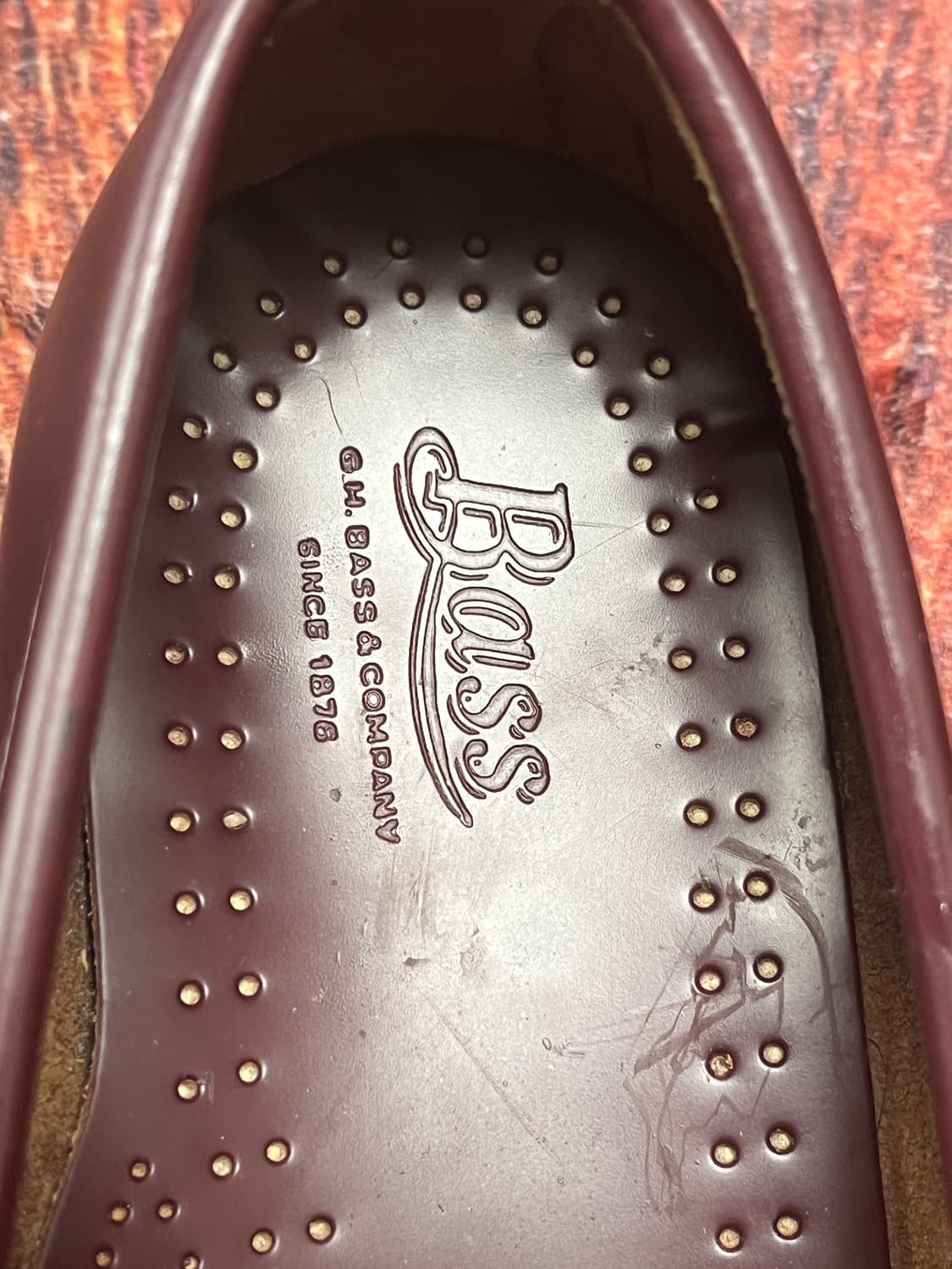 [270] G.H.BASS 바스 larson 페니 로퍼 버건디 상품이미지6