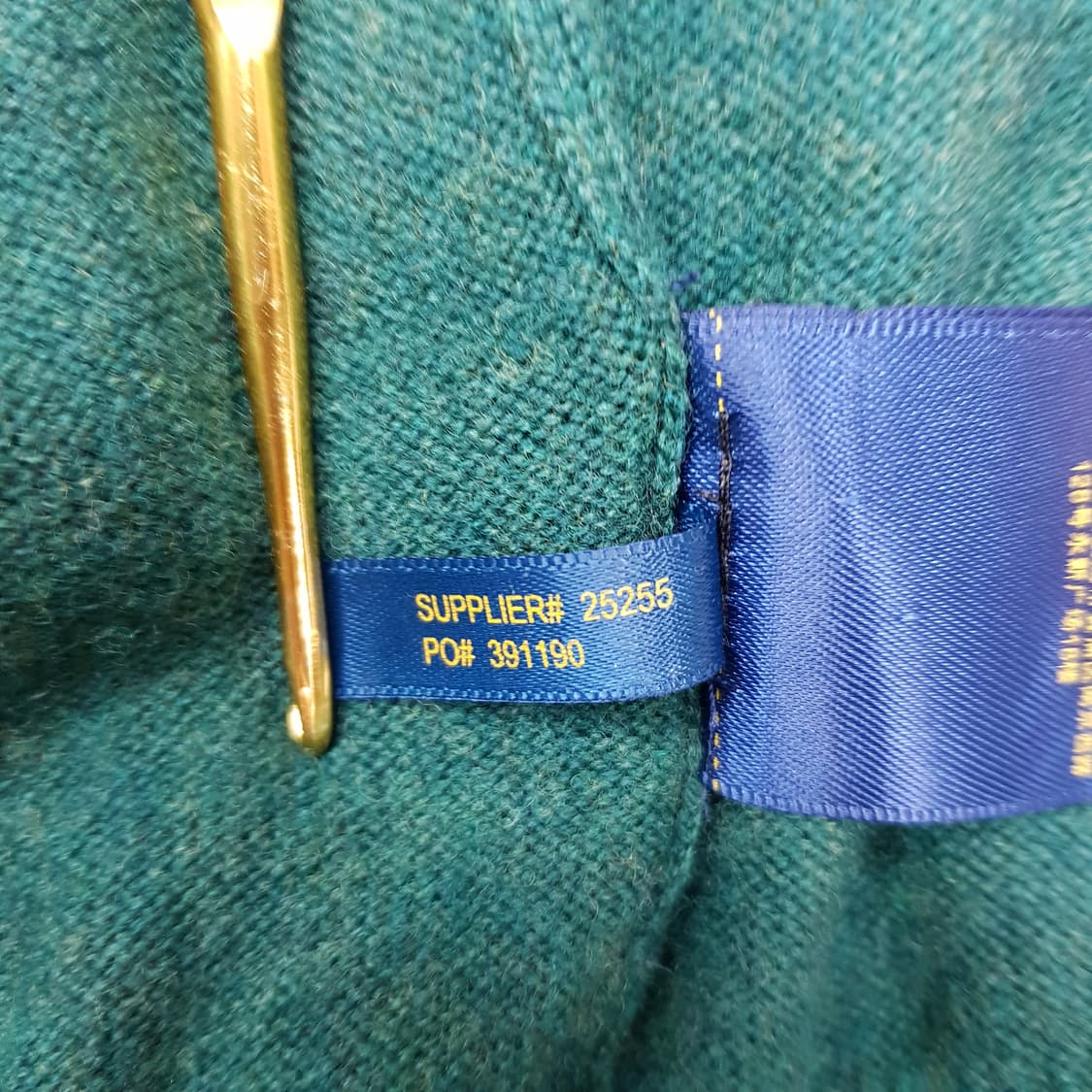 폴로 랄프로렌  브이넥 메리노 울 니트 s사이즈 상품이미지8