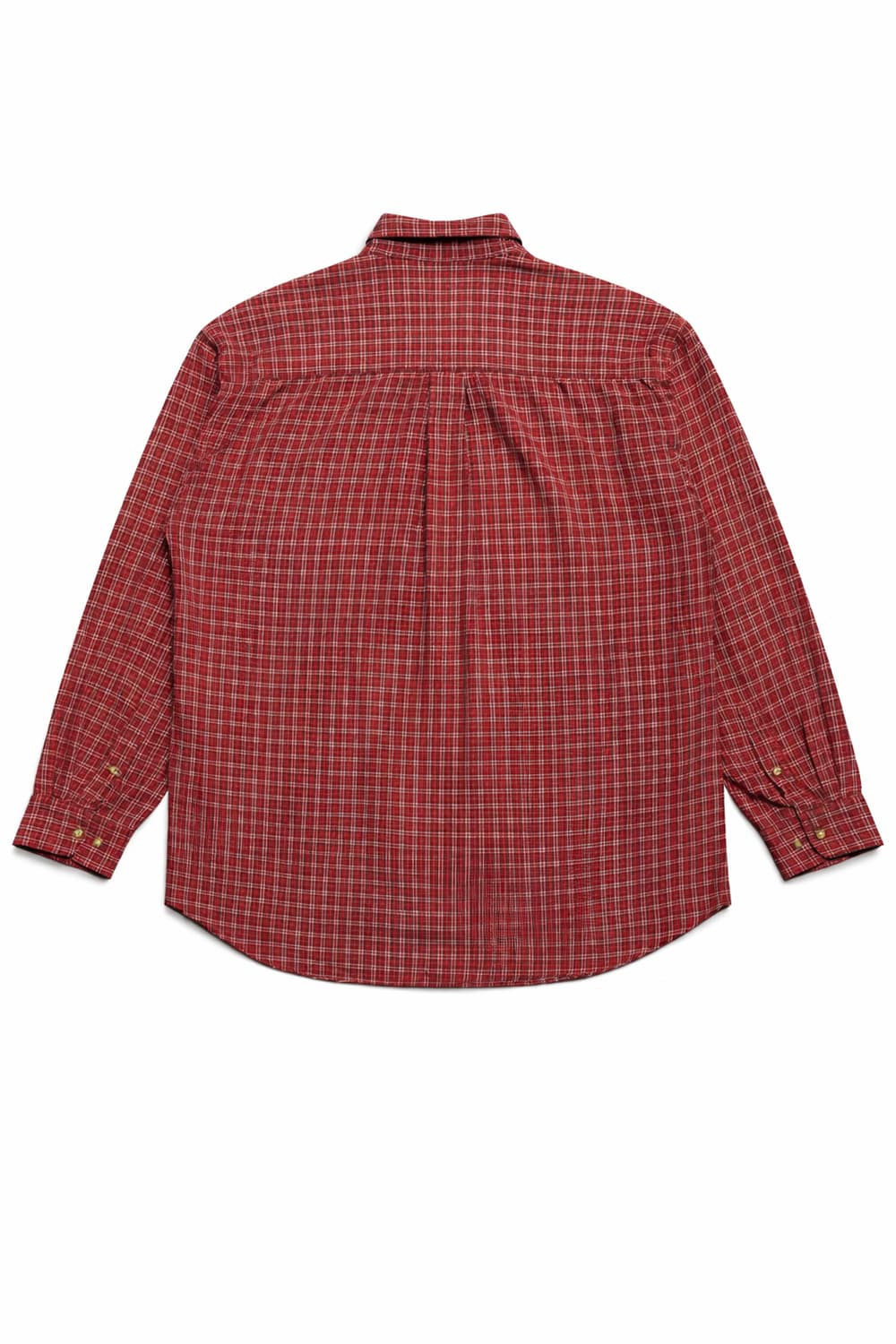 JPN 90s~00s일본 빈티지 y2k 모리걸 레드 플란넬 체크 셔츠 L 상품이미지2