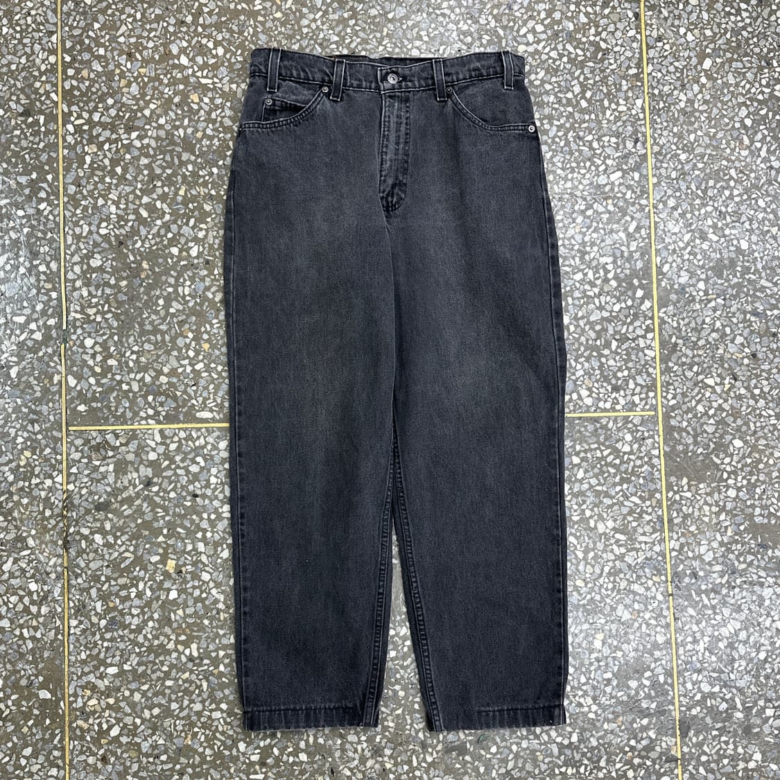 90s USA 리바이스 560 블랙 진 데님 팬츠 32 상품이미지1