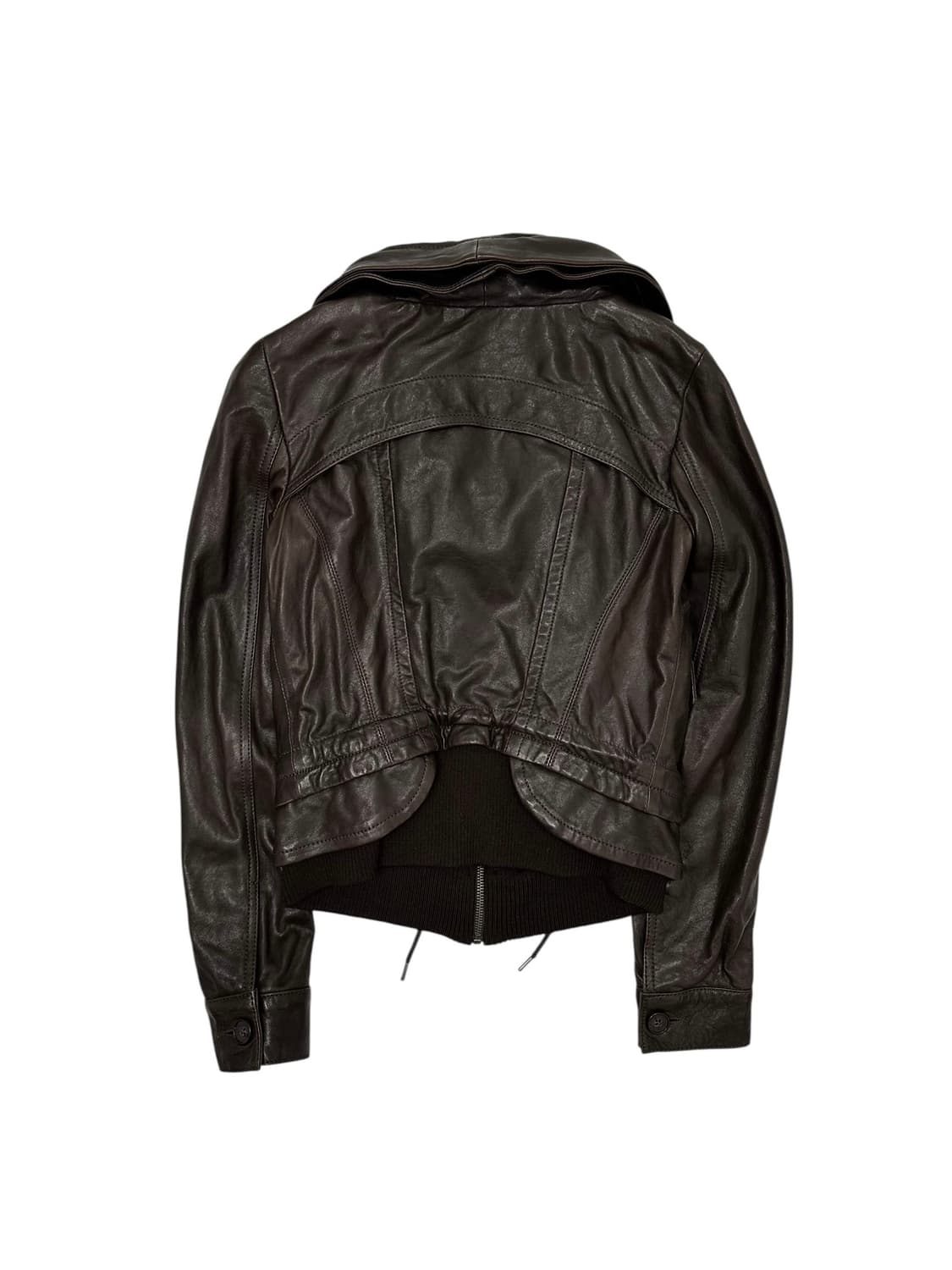 (09s) 띠어리 레더 집업 자켓 상품이미지5