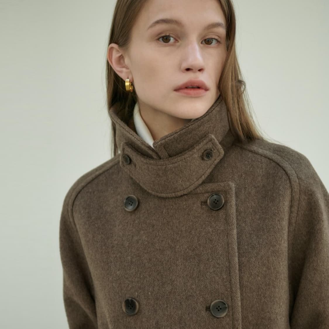 닐바이피(NILBY P) 울 트렌치코트 프리사이즈 상품이미지3