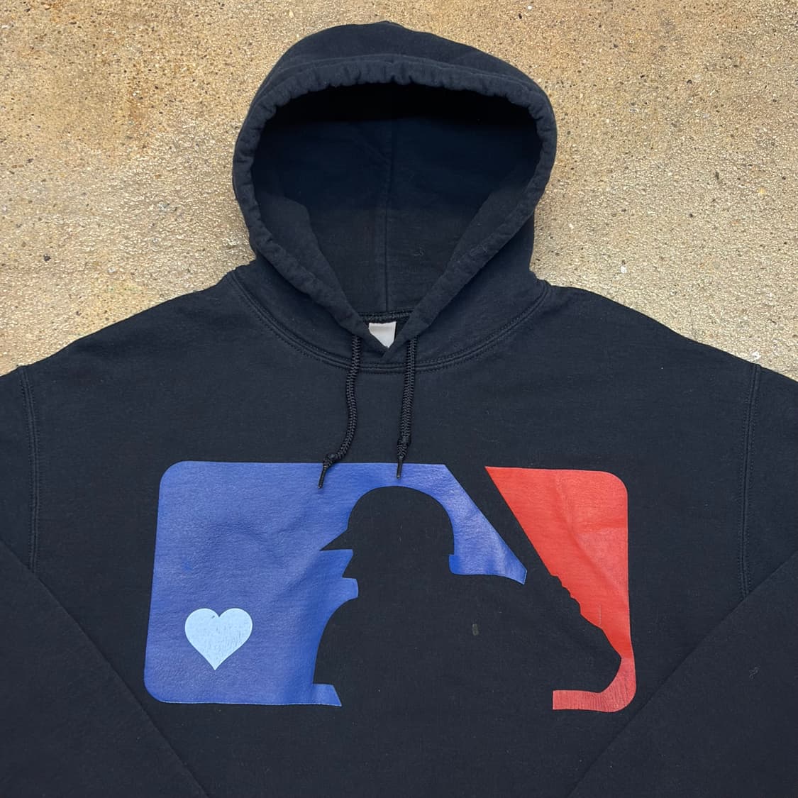 USA 미국 빈티지 MLB 엠블럼 후드티 상품이미지3