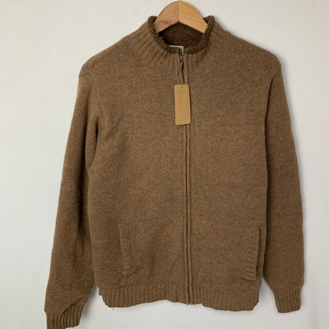 엘엘빈 LLBean 브라운 후리스 플리스 니트 집업 브라운 정품 빈티지 상품이미지2