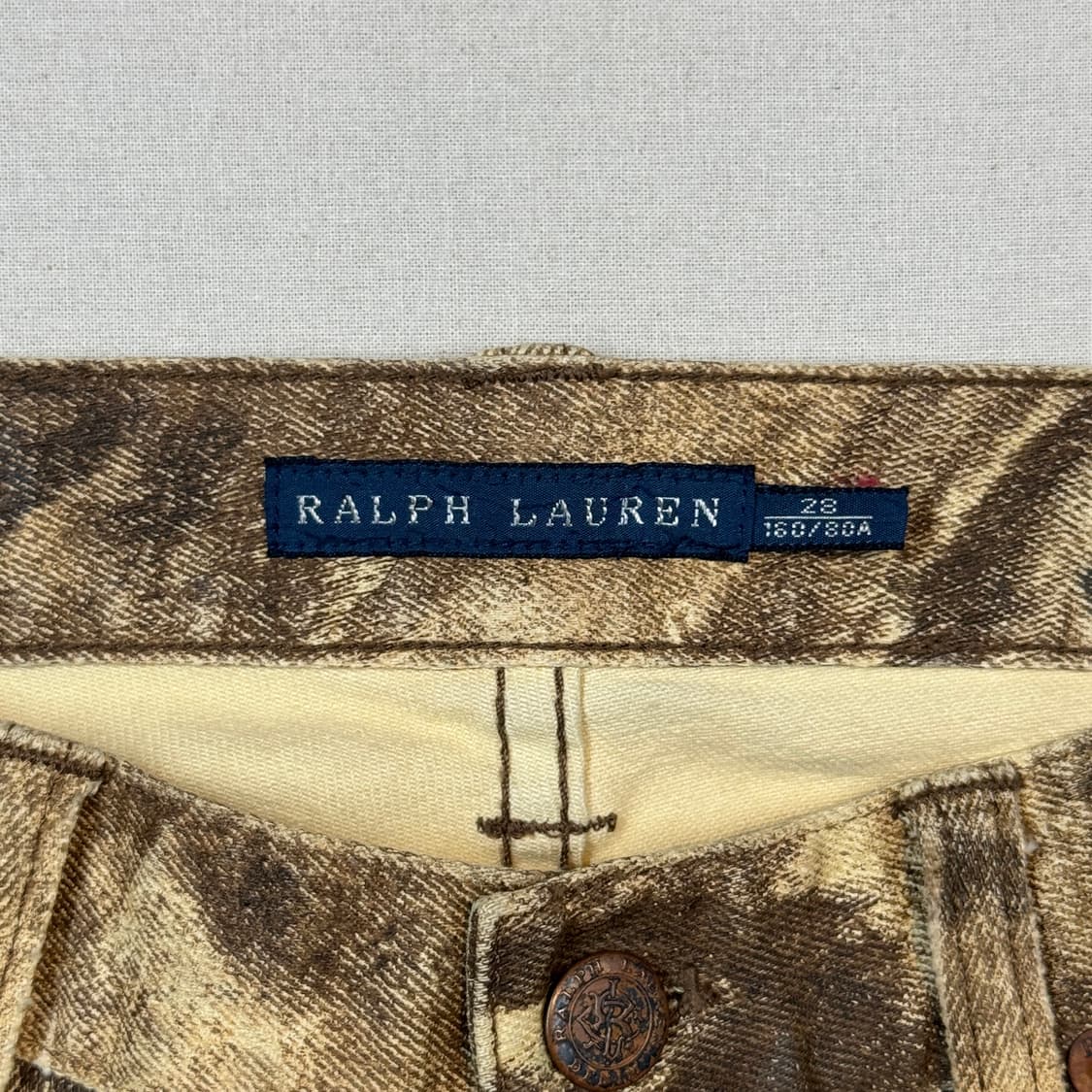 30inch) 랄프로렌 타이거 프린트 슬림핏 팬츠 상품이미지8
