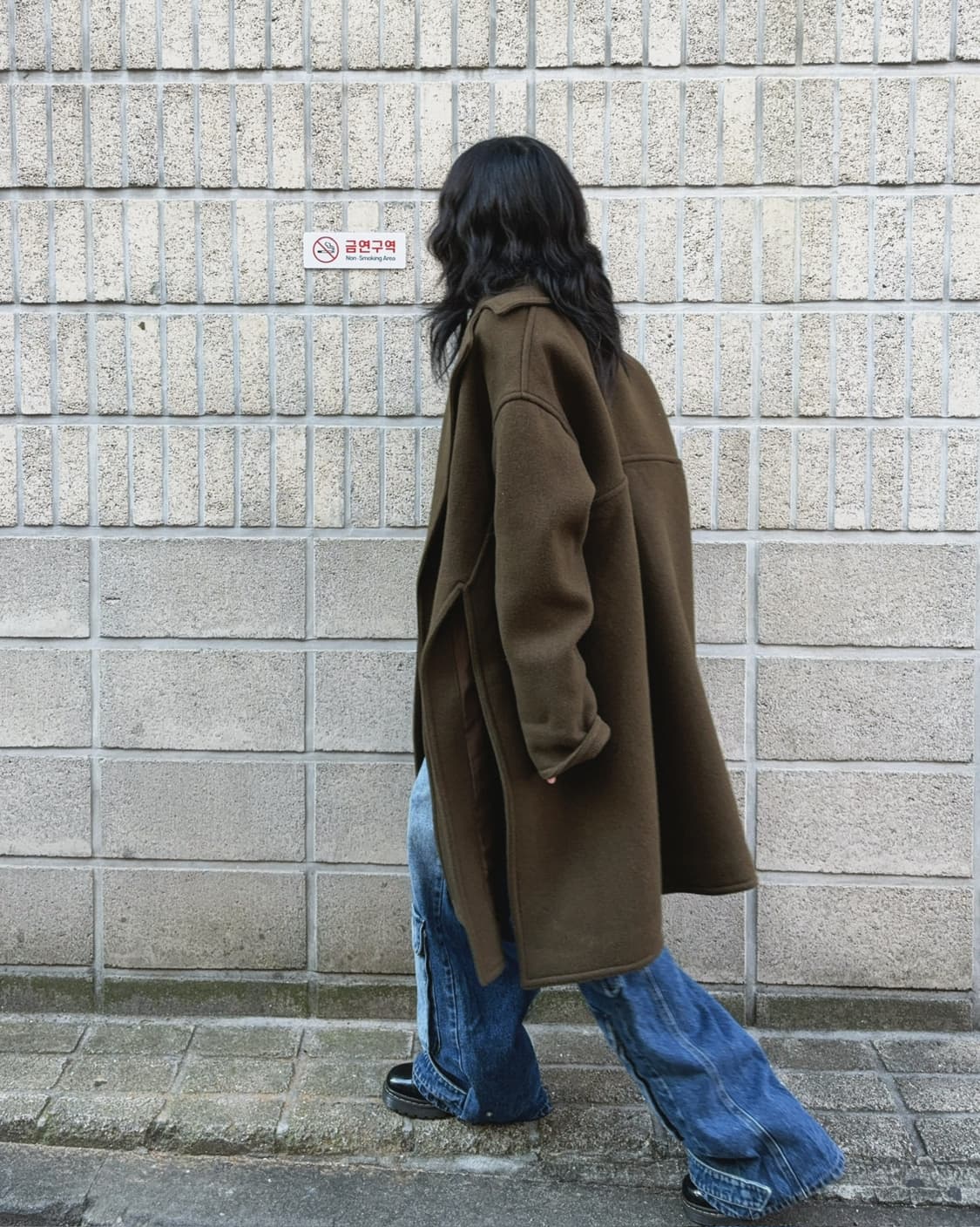 셀린느 피비 파블로 시즌 아카이브 사이드 디테일 오픈 코트 상품이미지5