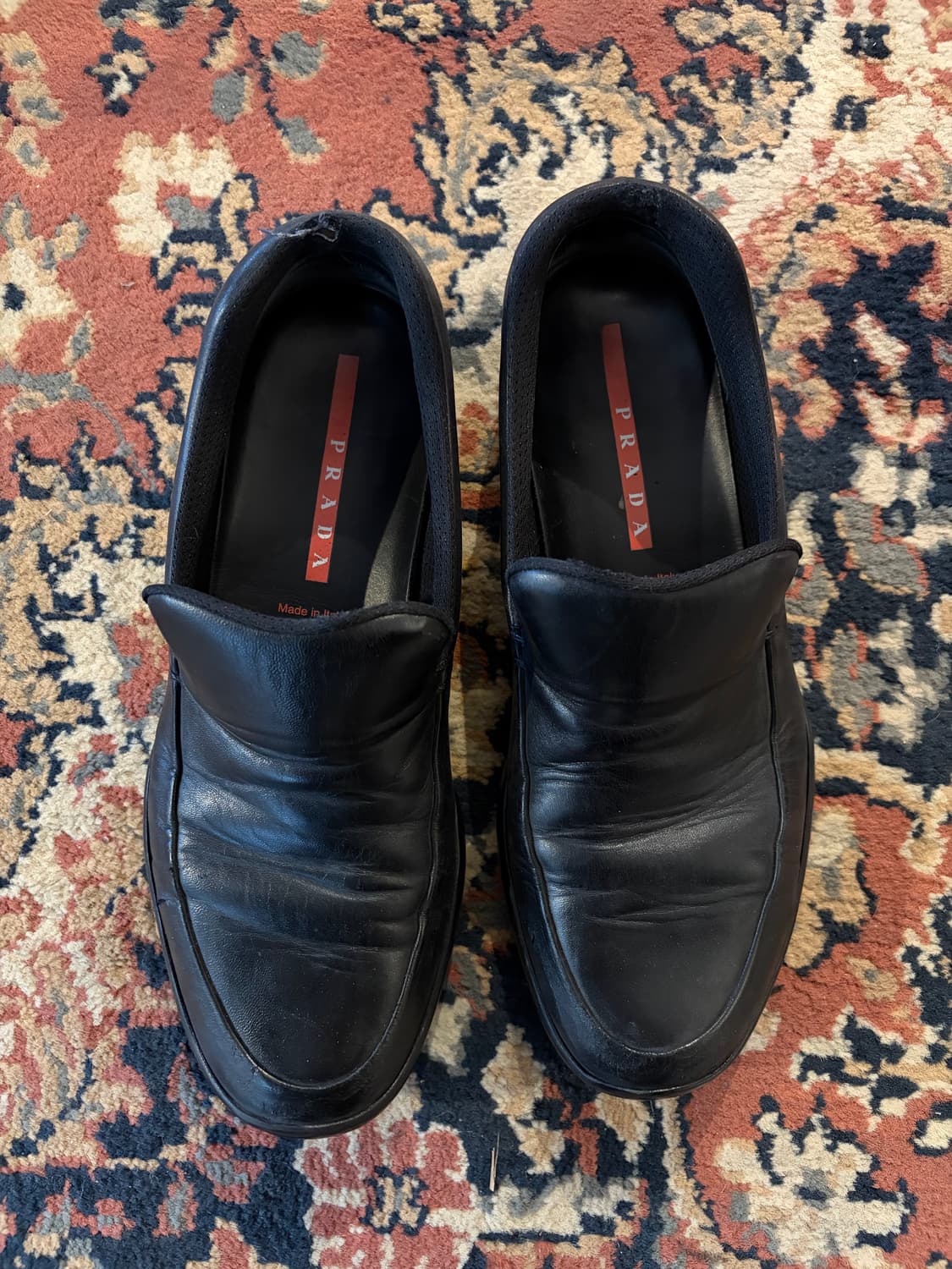 프라다 스포츠 레더 슬립온 상품이미지1