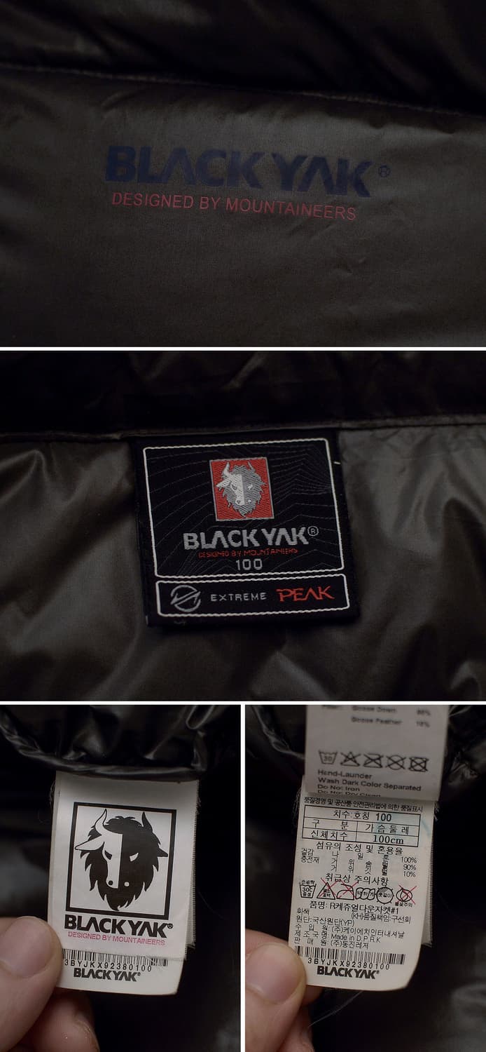 블랙야크 익스트림 피크 히말라야 구스다운 숏패딩 (100) 상품이미지10