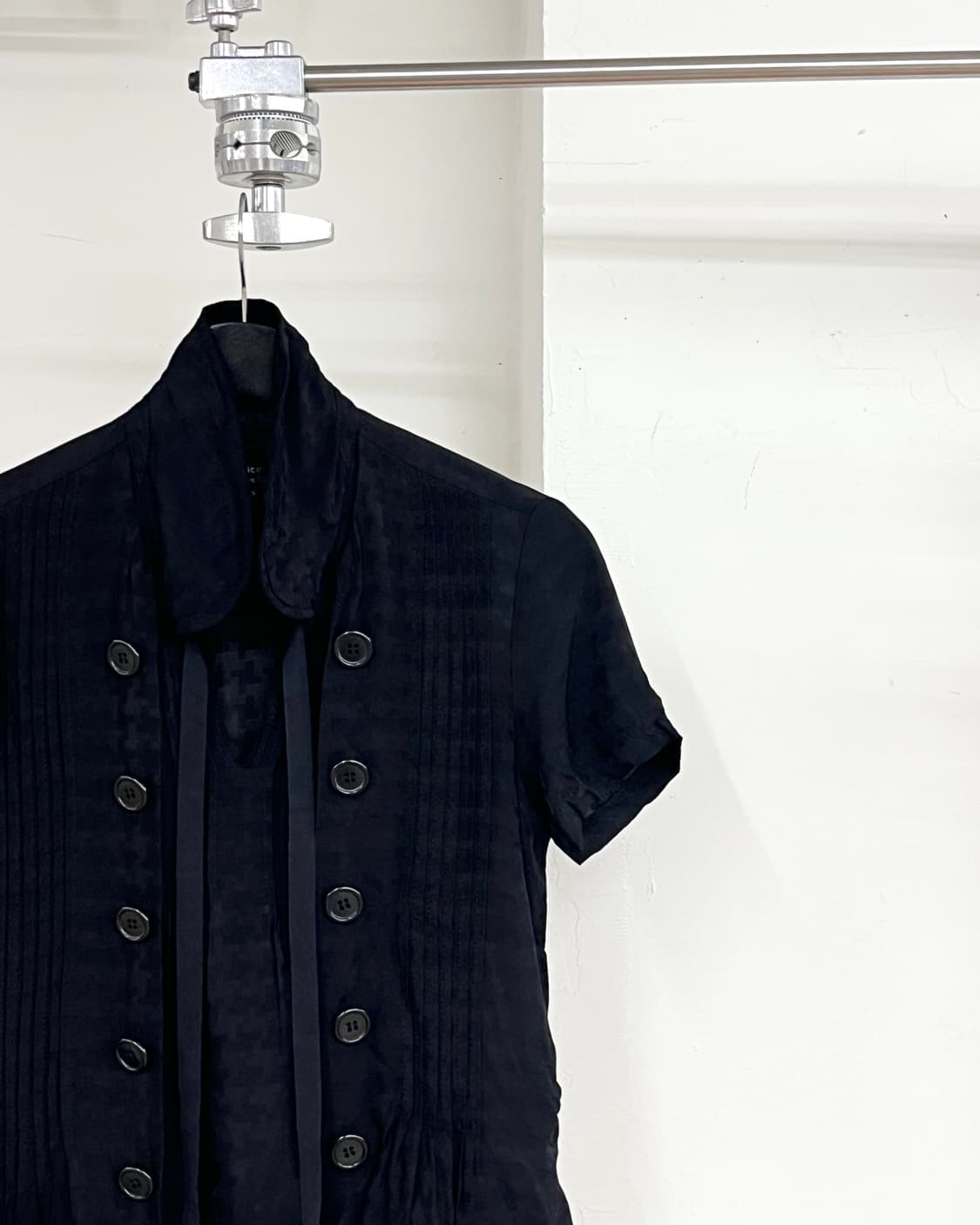 꼼데가르송 블랙 더블 브레스트 버튼 블라우스 상품이미지4