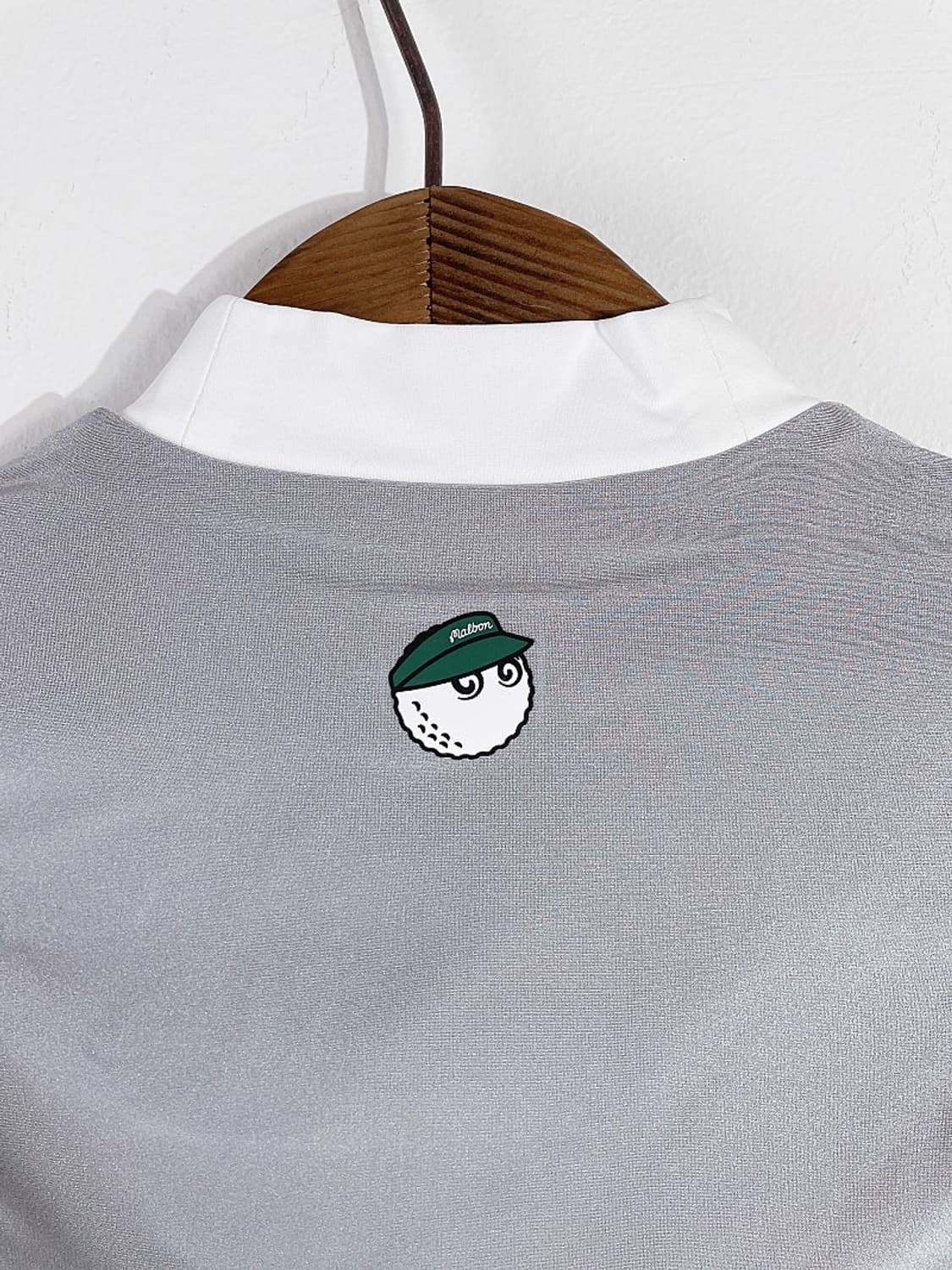 (정품/새상품) 말본 여성 그레이 치어리딩 모크넥 티셔츠 상품이미지4