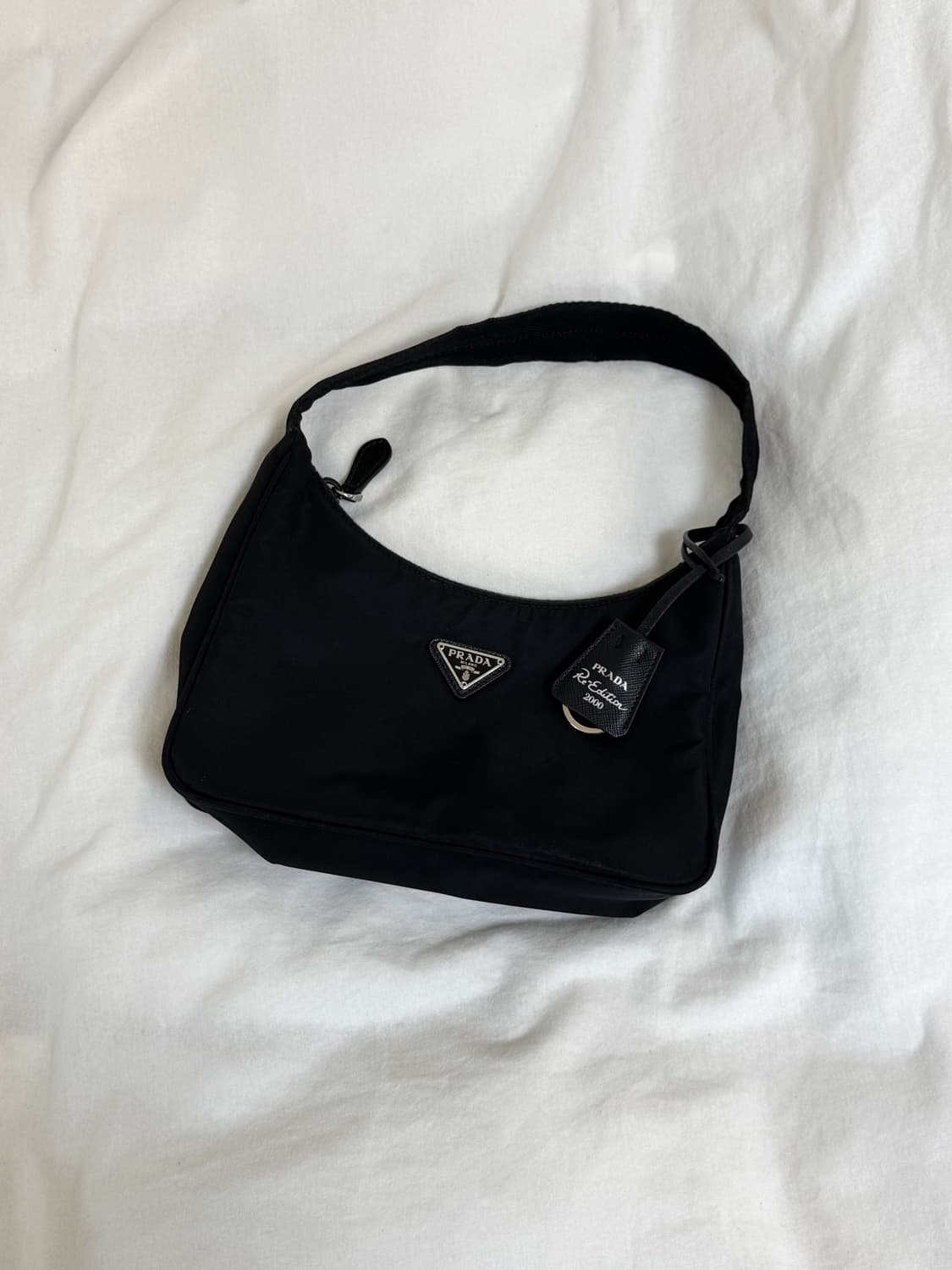 프라다) 리에디션 2000 리나일론 호보백 블랙 상품이미지1