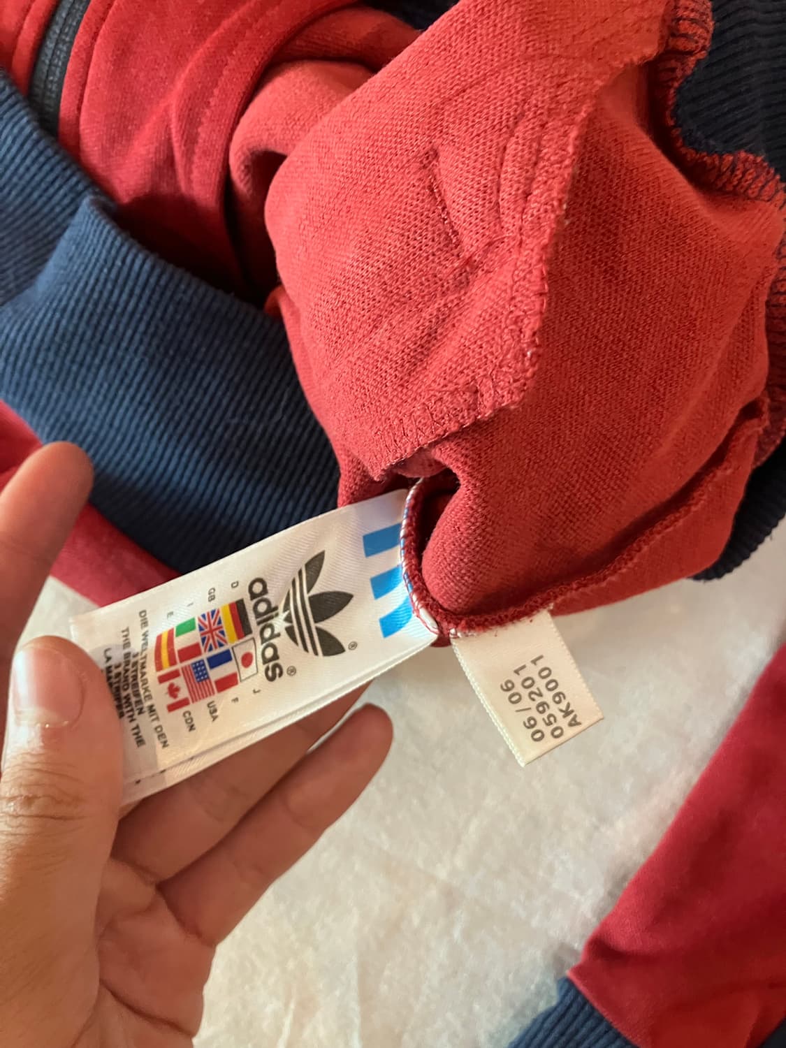 00s 아디다스 바르셀로나 버건디 트랙탑 져지 상품이미지5