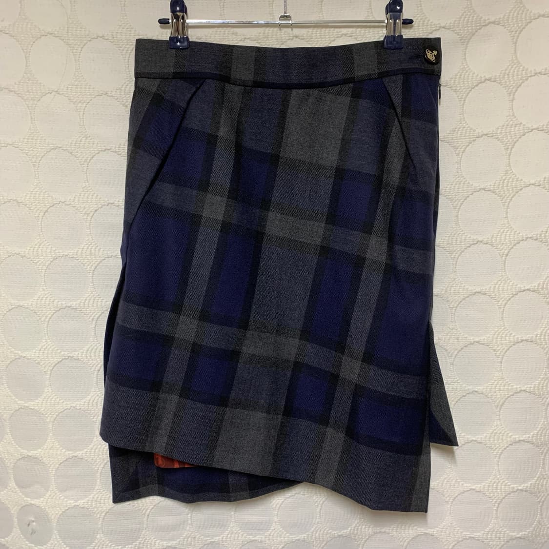 vivienne westwood체크 울 치마 상품이미지3