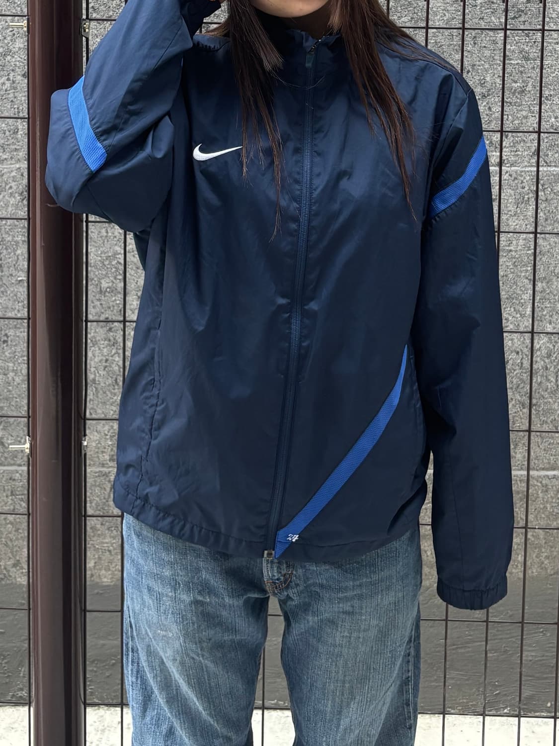 나이키 네이비 블루 바람막이 상품이미지4