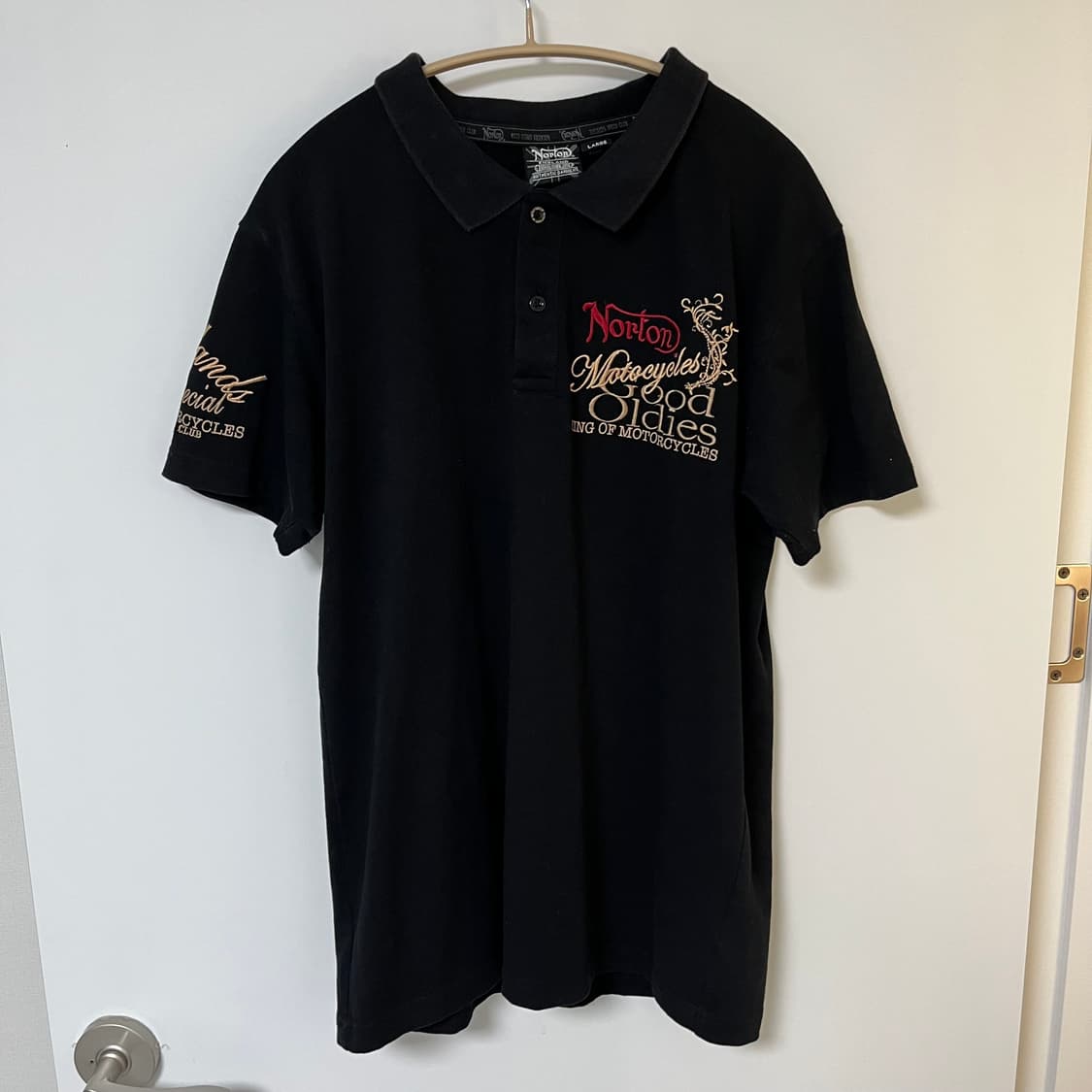 L vtg 치카노스타일 자수 카라티 상품이미지1