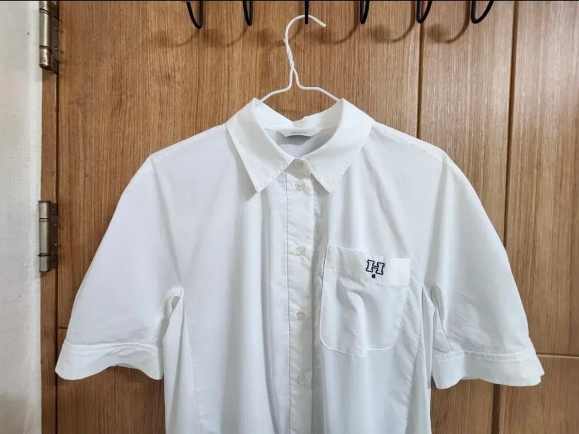 (55)여성 헤지스 반팔 셔츠형 원피스 여름 상품이미지2