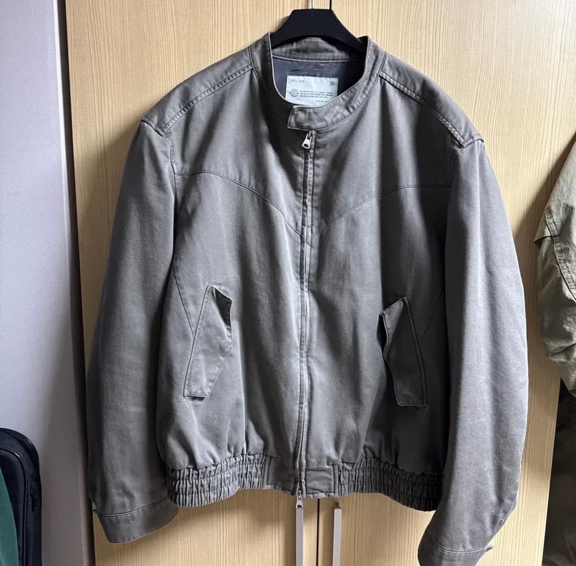 [5] 벨리에 세리프 해링턴 자켓 올리브 상품이미지1