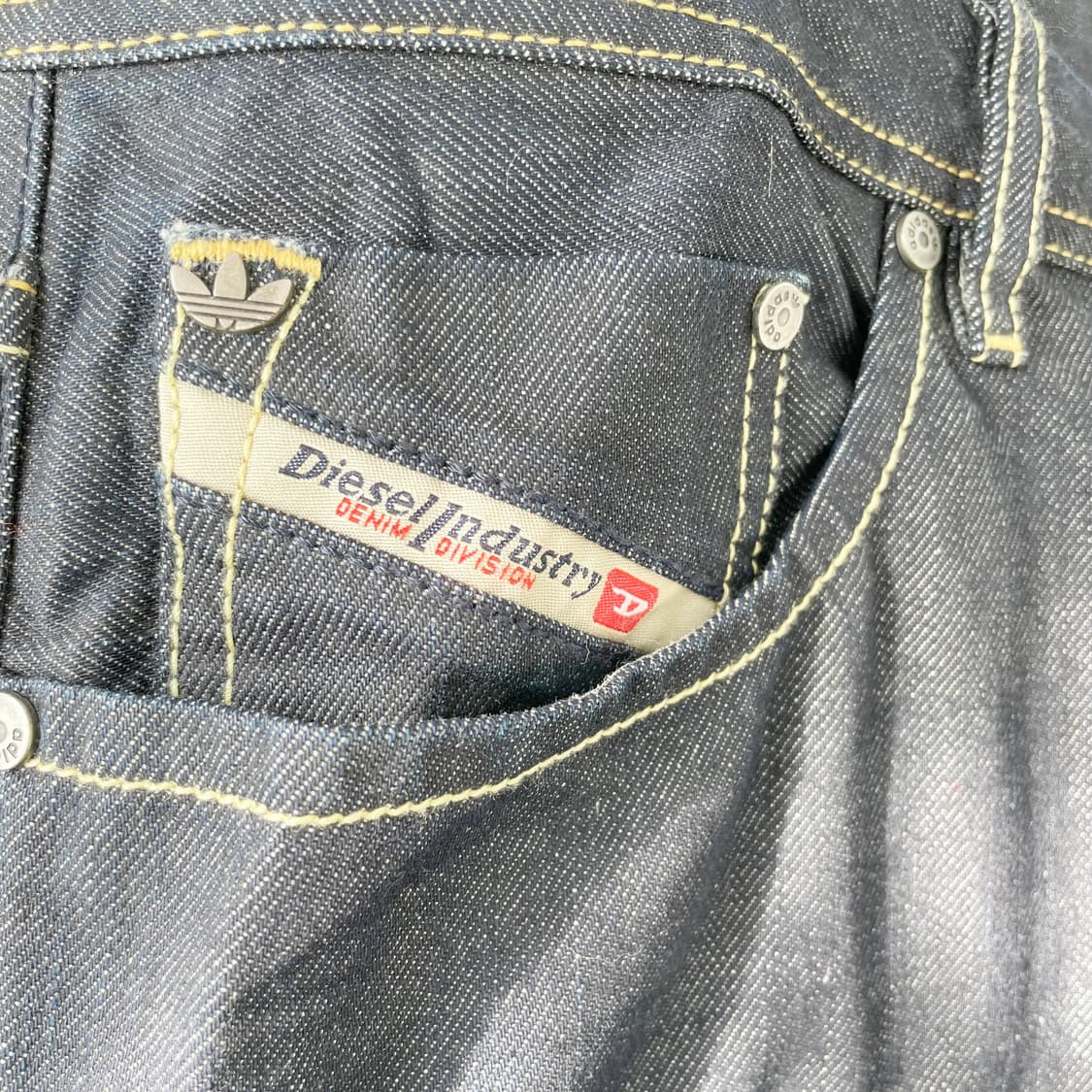 C1 Diesel x Adidas 스트레이트 데님 팬츠 34-35사이즈 상품이미지4
