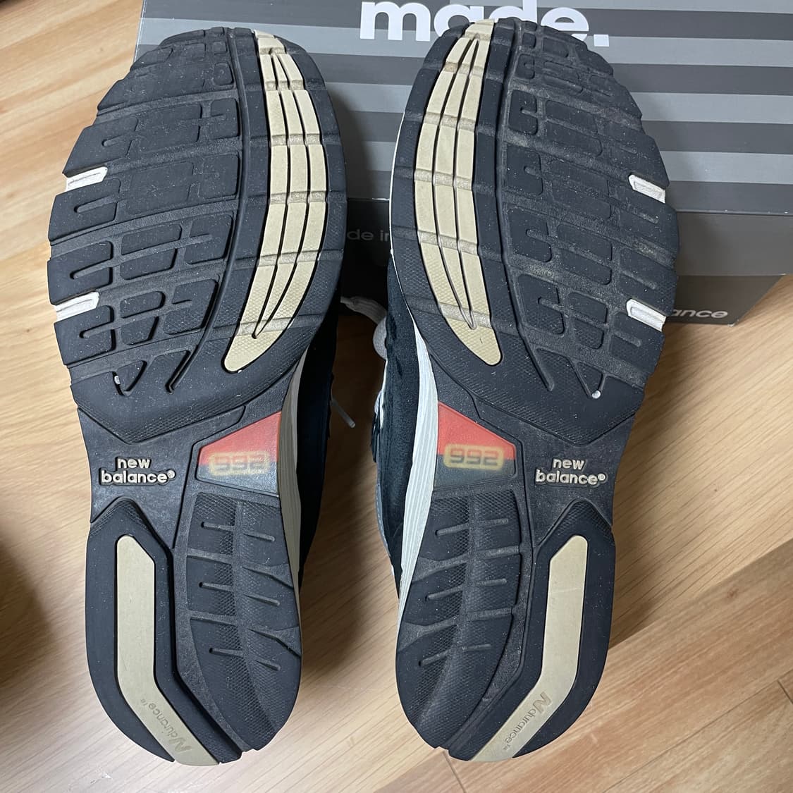 뉴발란스992 메이드인 USA 블랙 D스탠다드(M992EB)/270 상품이미지6