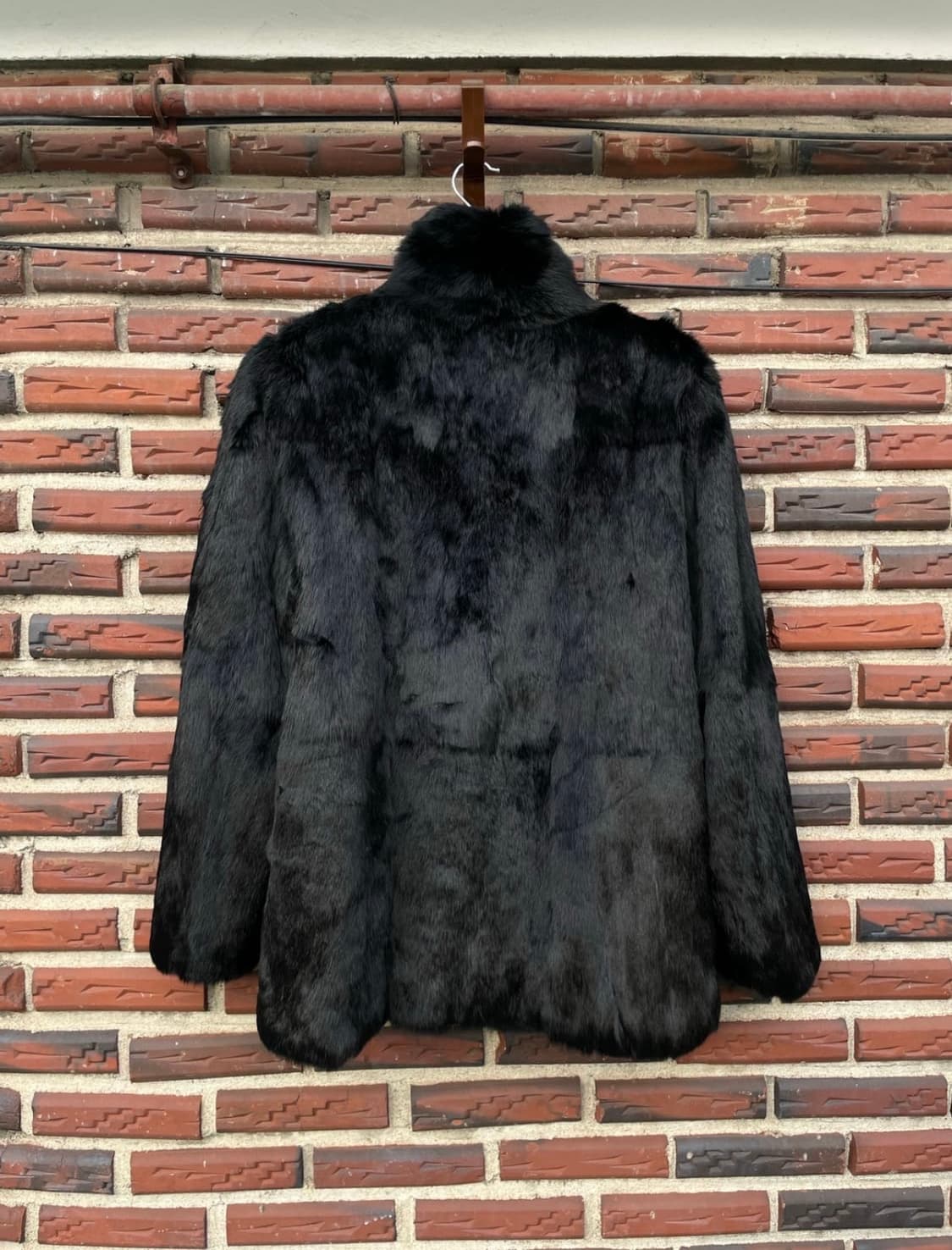 빈티지 폭스퍼 반코트 상품이미지2