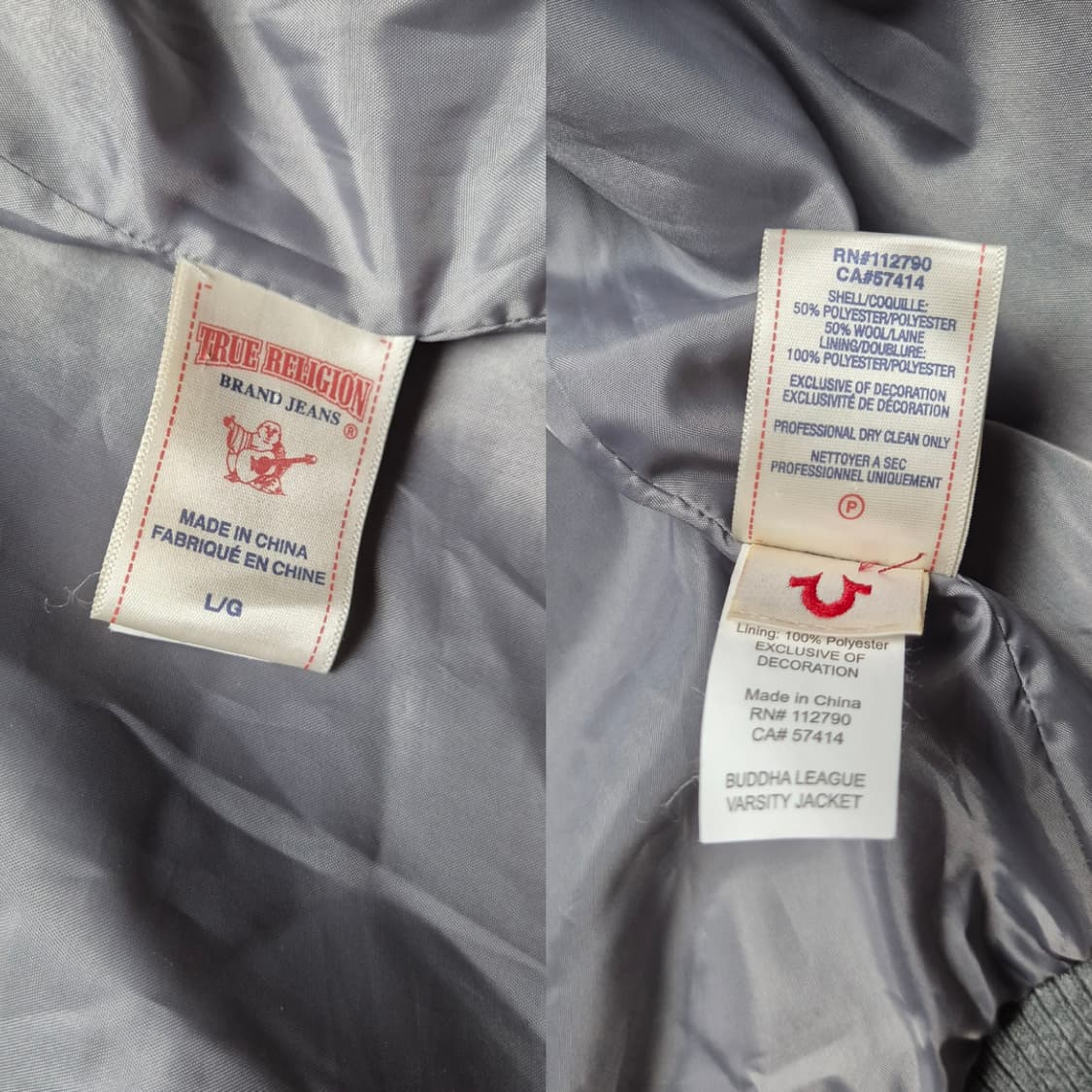 [L] 트루릴리젼 울 바시티 자켓 상품이미지9