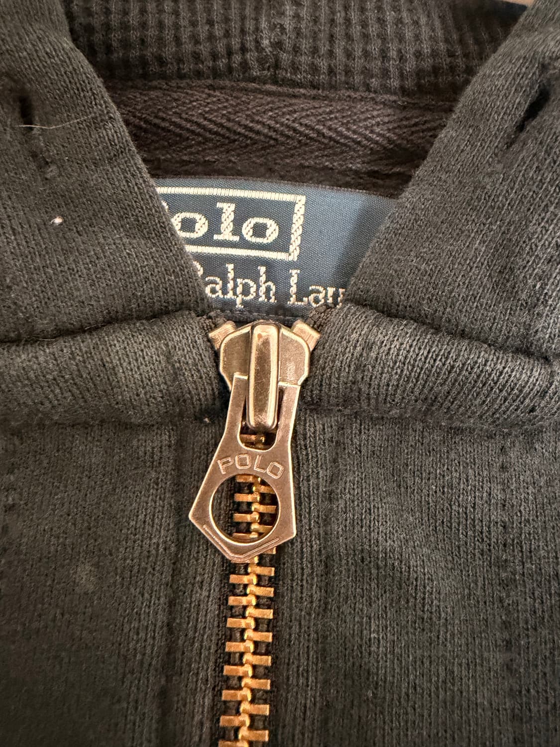 폴로 네이비 레드포니 후드집업 상품이미지5