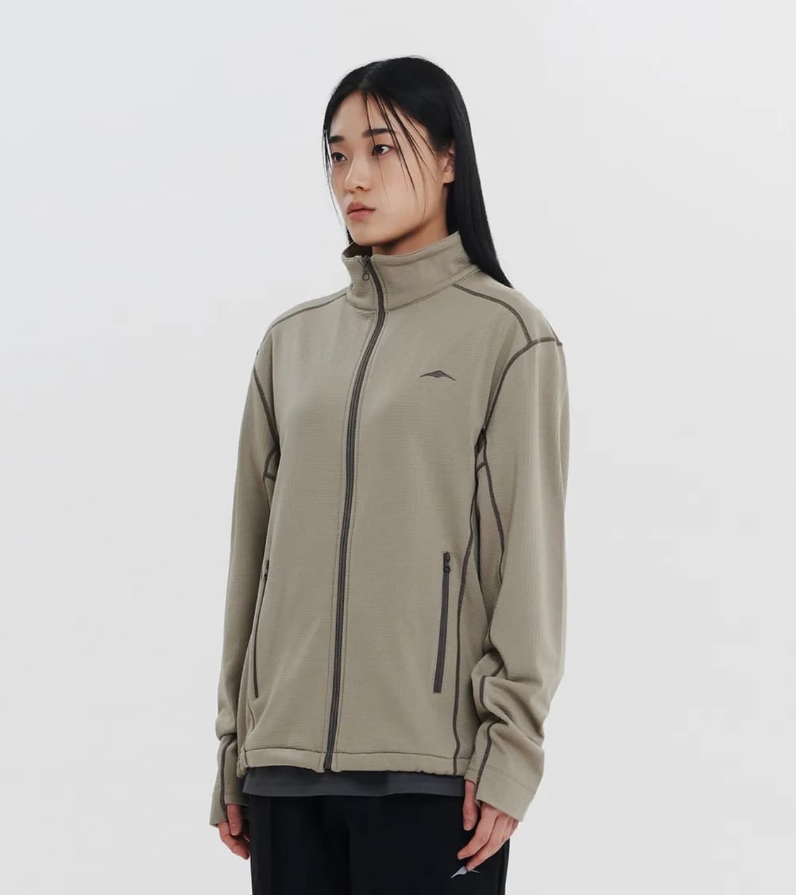 GOYOWEAR 써멀 라이트 집업 자켓 베이지 상품이미지2