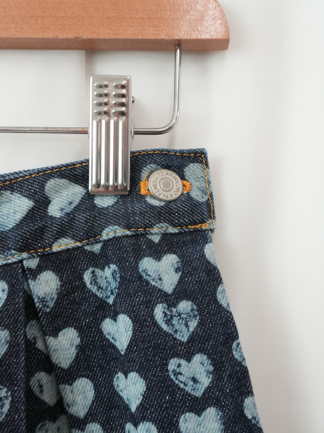 Ozone Community Heart Denim Skirt (25) 상품이미지3