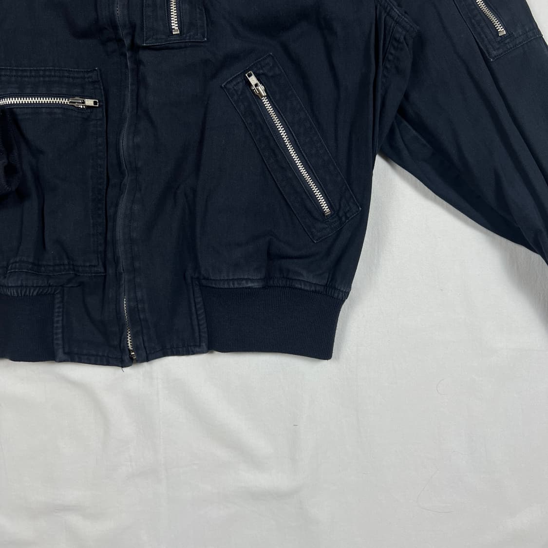 80‘s i.s 이세이스포츠 issey sport 봄버 블루종자켓 상품이미지6