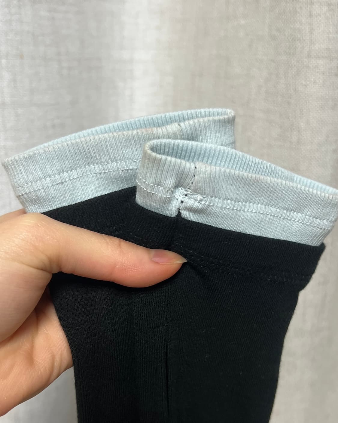 파르티멘토 레이어드 롱슬리브티 블랙 상품이미지5