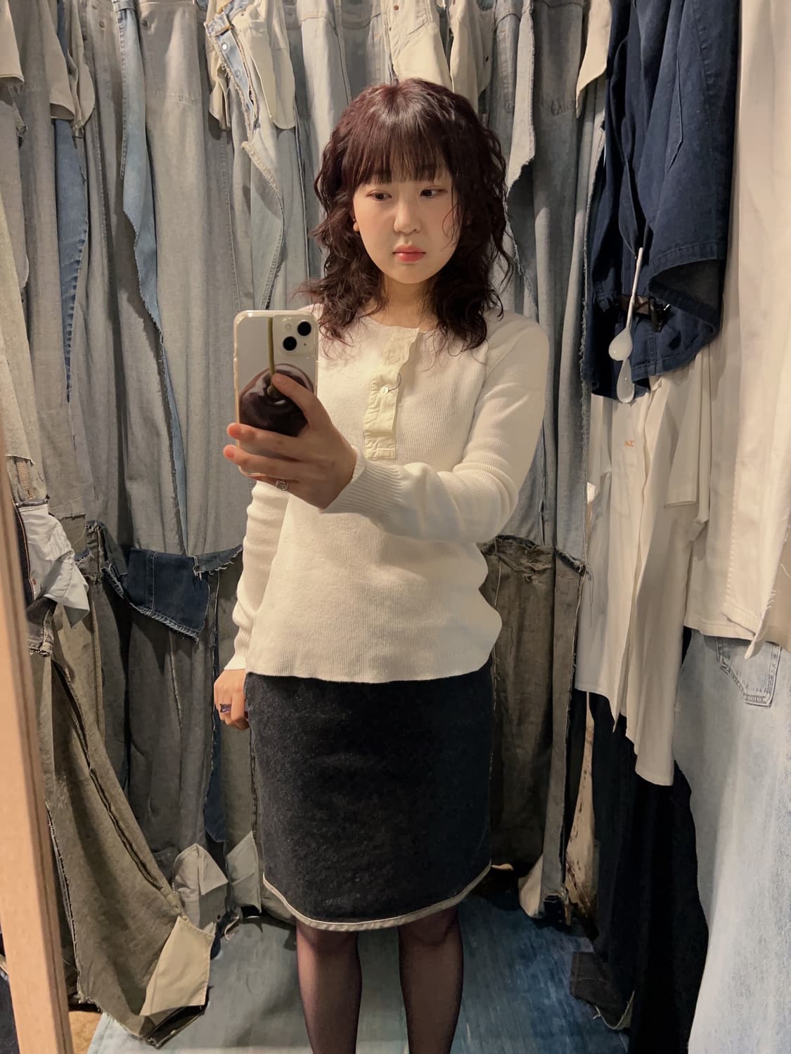 44-55 ) Vintage Soft Rib Henley 상품이미지2