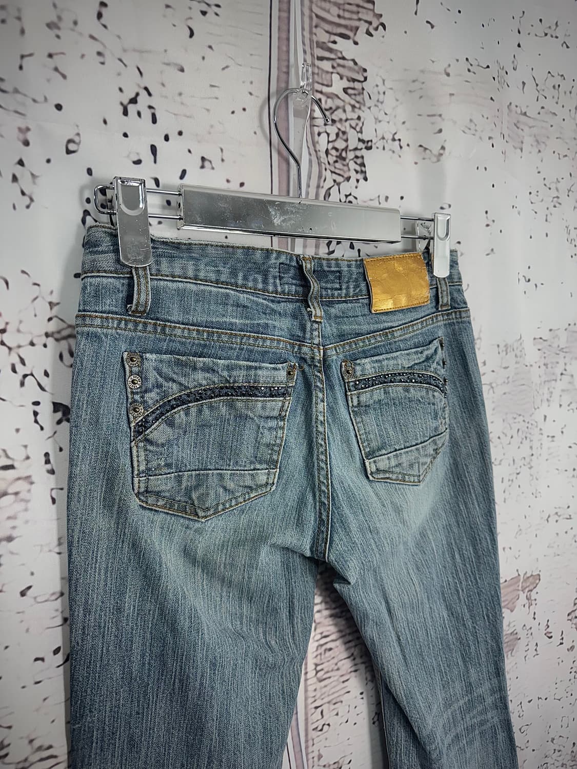 Light-wash vintage bootcut jeans 상품이미지3