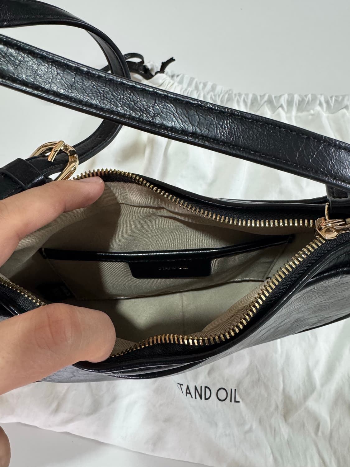 스탠드오일 보우백 미니 블랙 상품이미지3