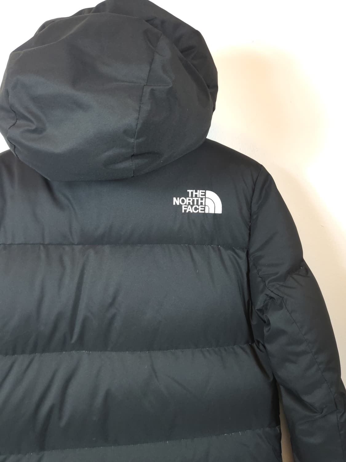 노스페이스 매장정품 덕다운후드롱패딩 85 XS(85-90) 새제품급 상품이미지4