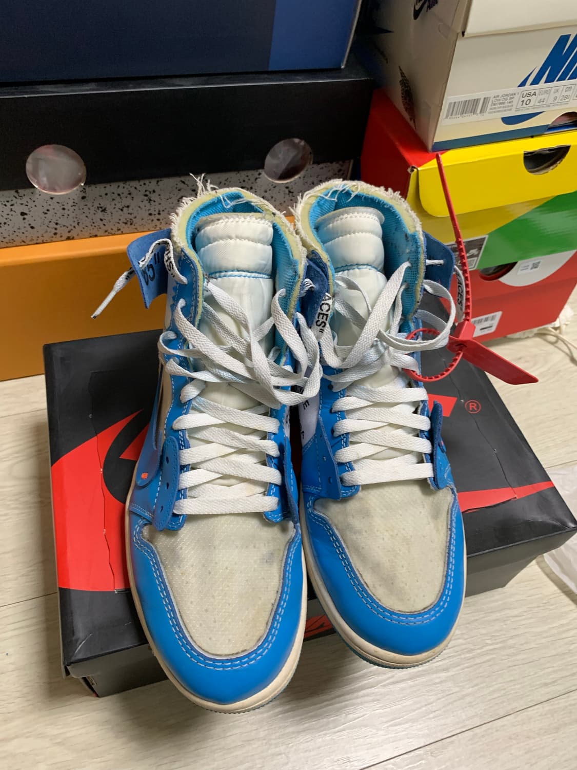 [280]나이키 오프화이트 조던1 unc 상품이미지3