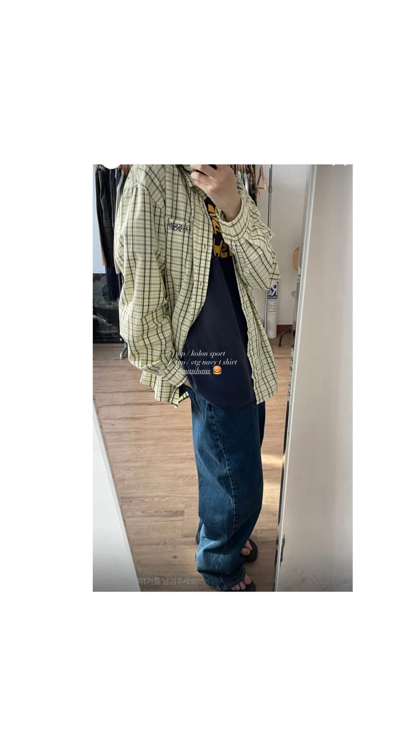 kolon sport check shirt jacket 상품이미지2