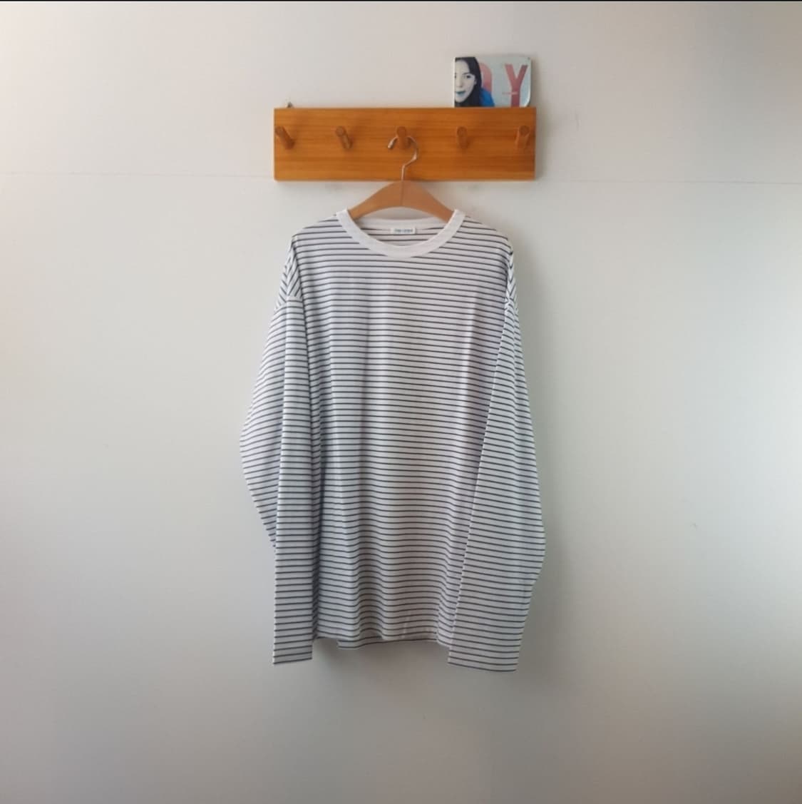 보더 롱 슬리브 T셔츠 상품이미지3