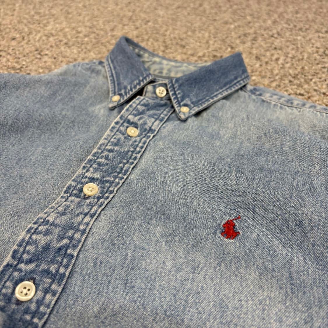 90s 폴로랄프로렌 데님셔츠 상품이미지5