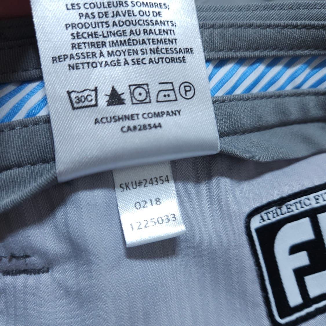 풋조이) 33/30 남자 여름골프바지 / 왕눈이샵 상품이미지10