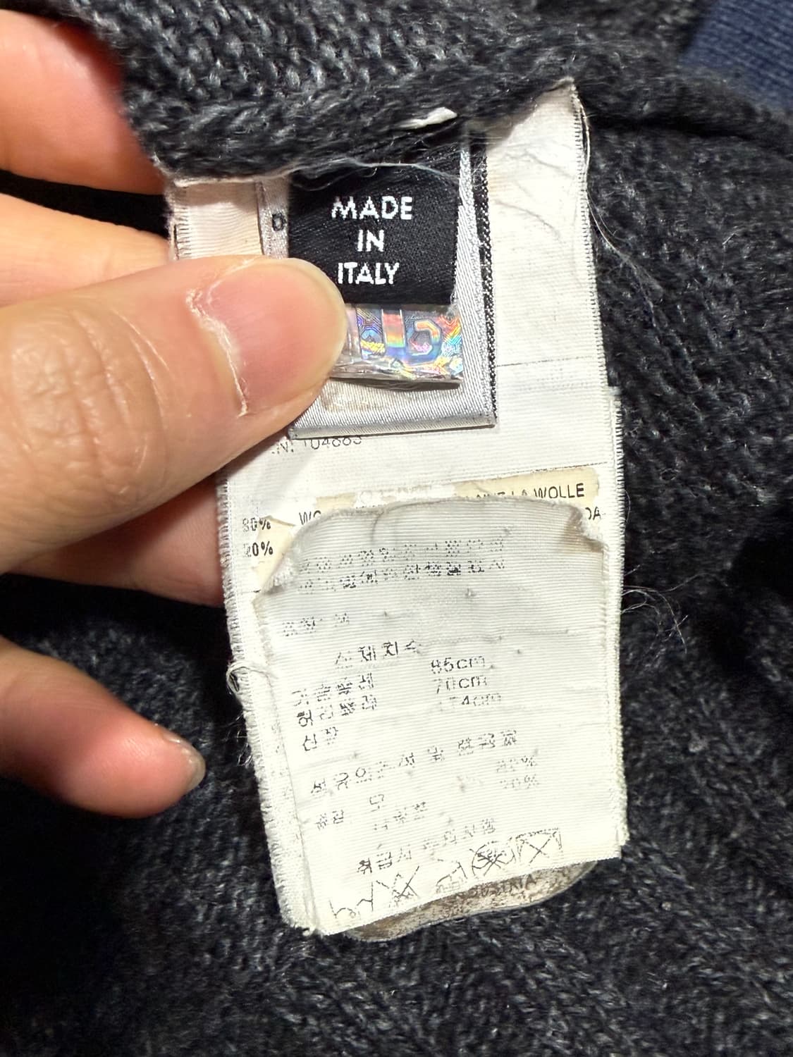 Dolce & Gabbana 돌채앤가바나 컬러블록 니트 집업 상품이미지6