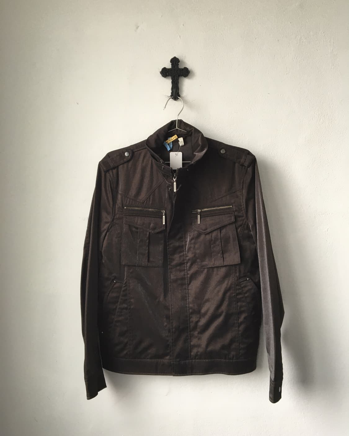 High neck glossy jacket 상품이미지2