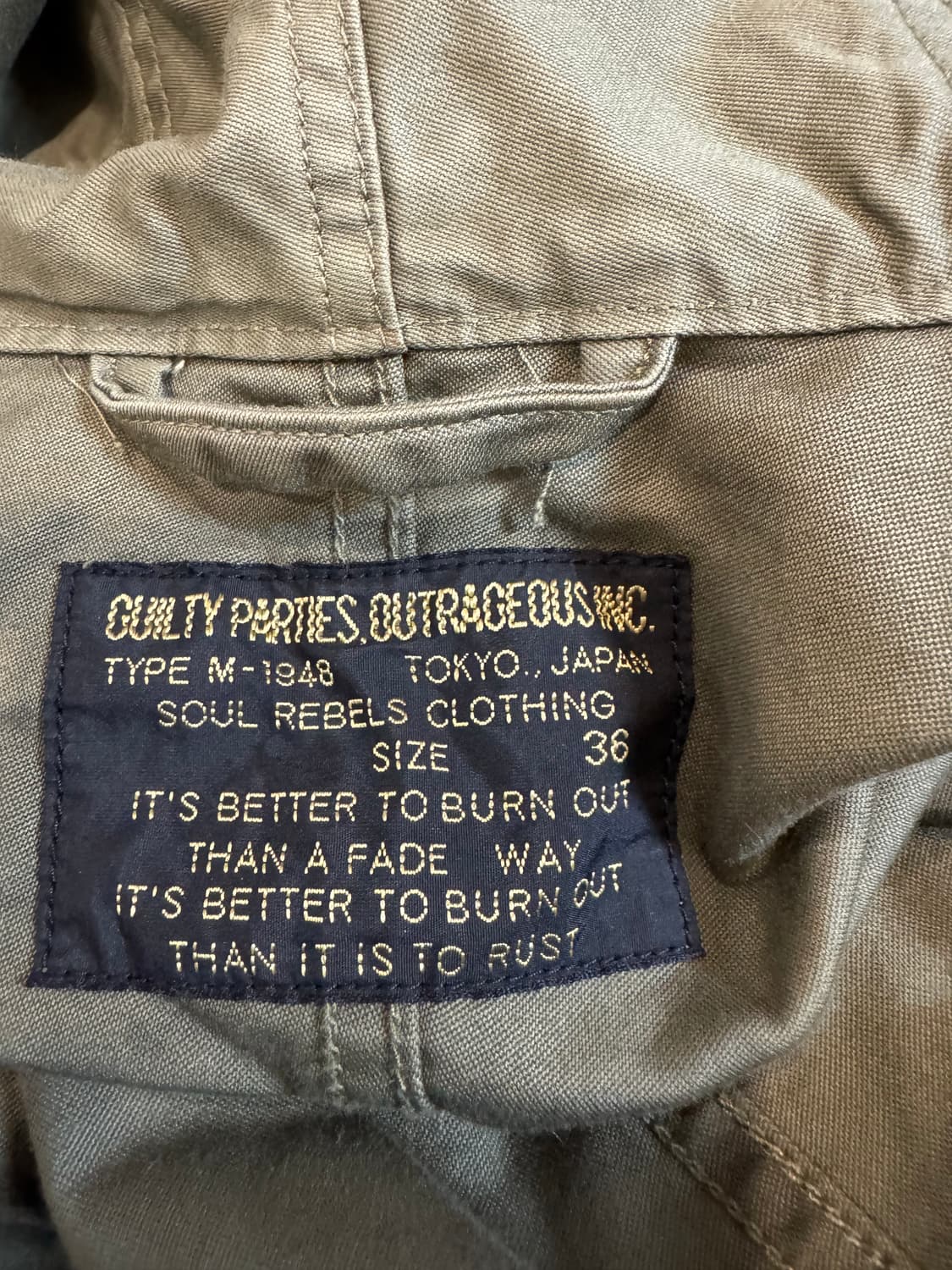 와코마리아 guilty parties 야상 자켓 정식수입 정품 상품이미지4