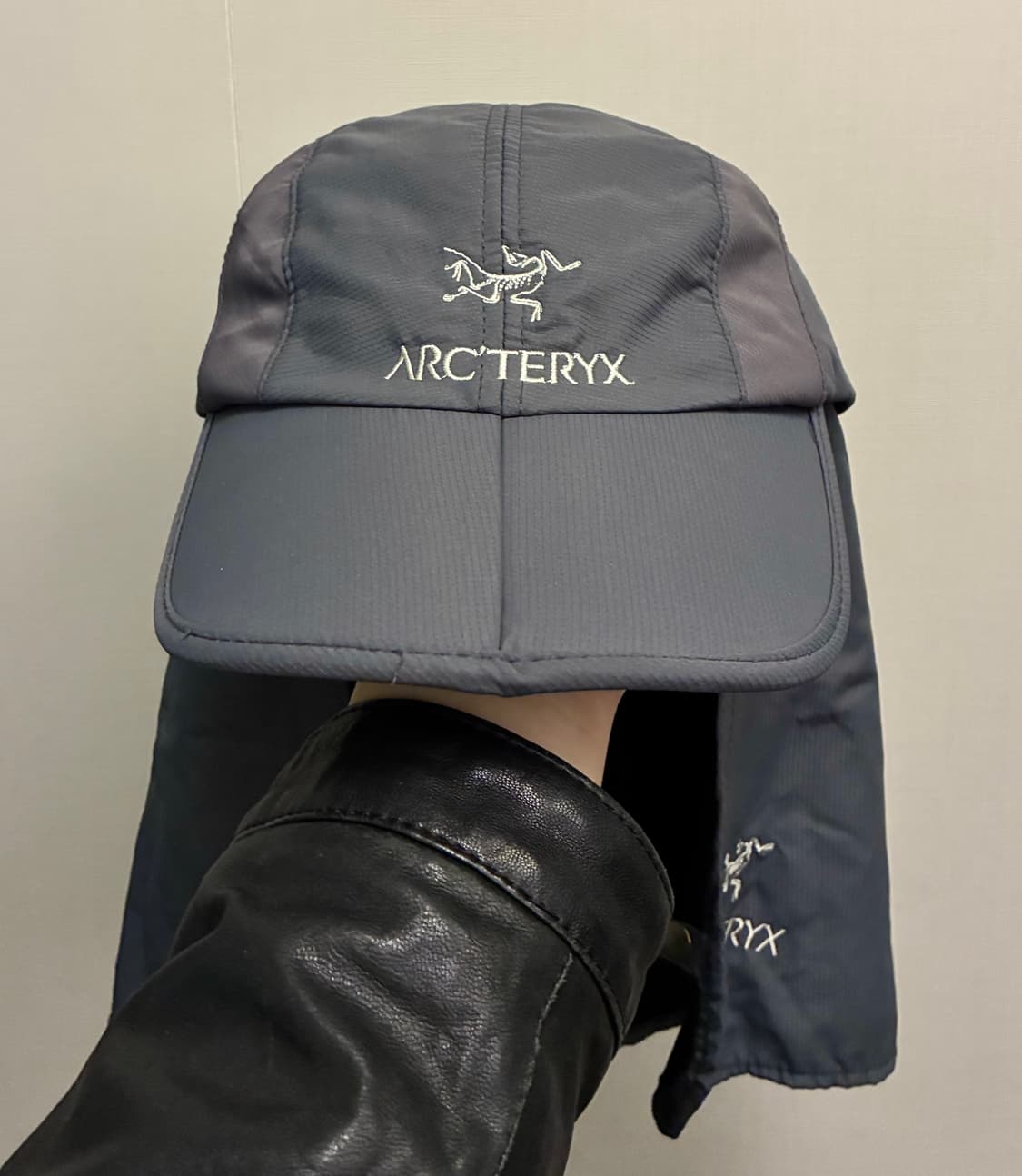 (F)90s 아크테릭스 빈티지 선플랩 쉴드 폴딩캡 캠프캡 상품이미지2
