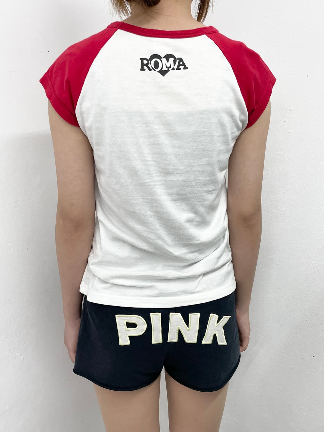 PINK 갸루 로고 숏츠 상품이미지4