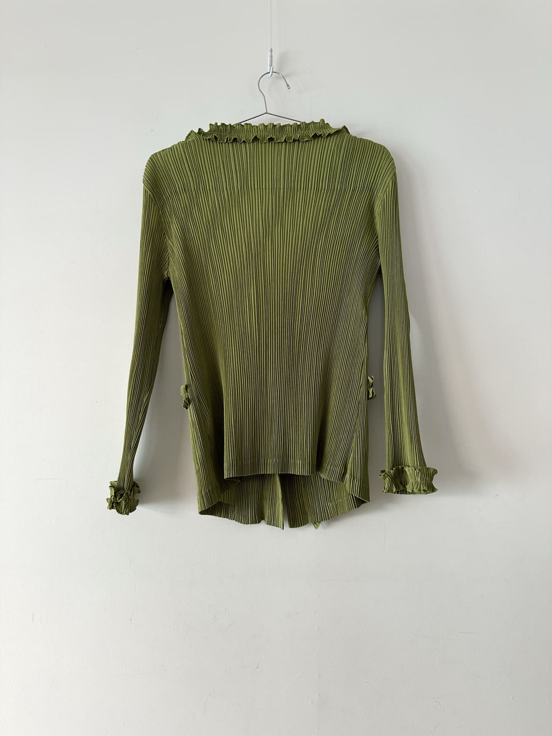 Ruffle detail open cardigan 상품이미지3