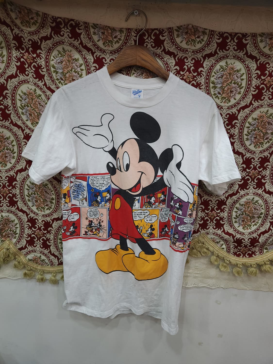 디즈니 90s 미키마우스 나염 반팔티 velva sheen  상품이미지3
