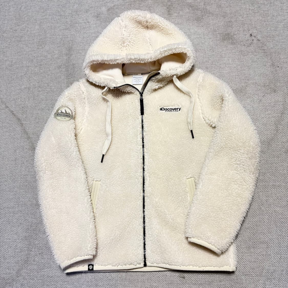 디스커버리 플리스 후드집업 상품이미지1