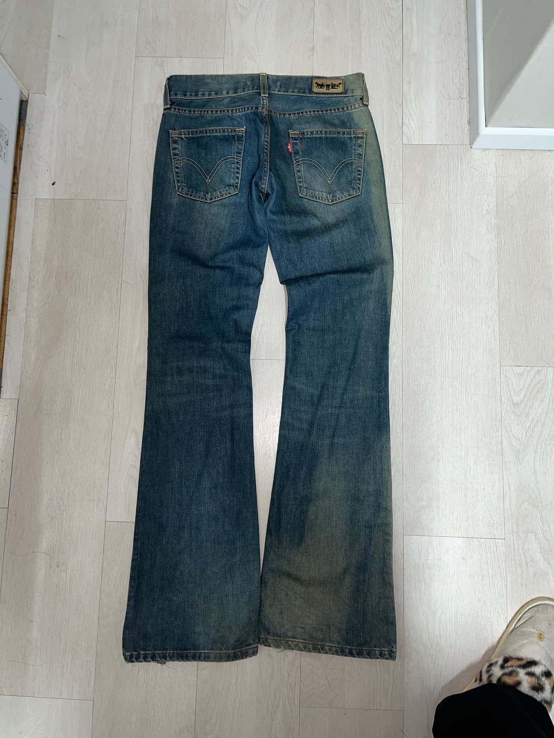 리바이스 리페어 부츠컷 데님 팬츠 517 상품이미지5