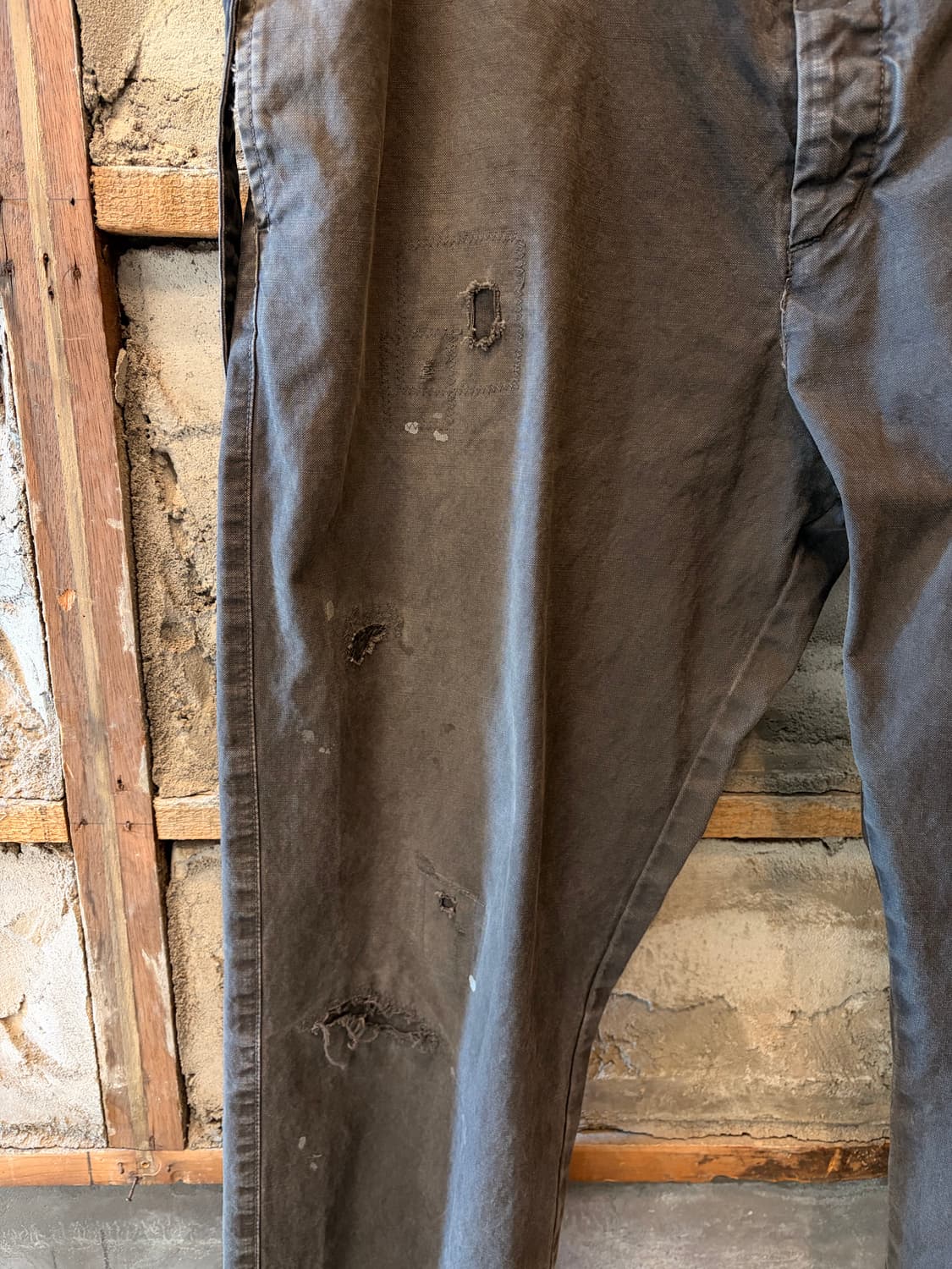 VISVIM 21AW TRAVAILLER BRACES PANTS DMGD 상품이미지5